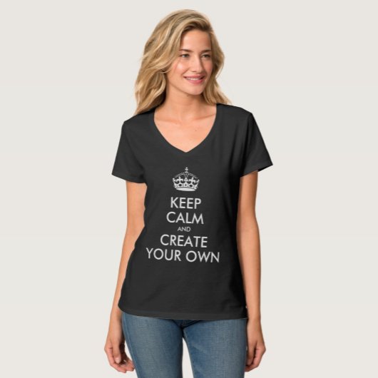 Ruhe bewahren und die eigene Kreation fortsetzen T-Shirt