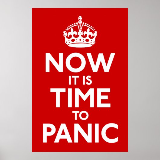 Ruhe bewahren und die Parody-Printwerbung fortsetz Poster (Vorne)