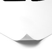 Ruhe bewahren und Kronen tragen Poster (Ecke)