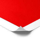 Ruhe bewahren und mit dem eigenen Text fortfahren Poster (Ecke)