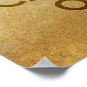 Ruhe bewahren und Poster tragen (Ecke)