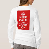 Ruhe bewahren und Shirt tragen (Rückseite)