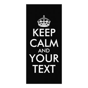 Ruhe bewahren und sich fortbewegen - eigene Kreati Werbekarte