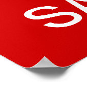 Ruhe bewahren und sicher fortfahren - Gesundheit u Poster (Ecke)