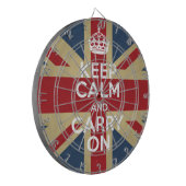 Ruhe bewahren und weiter fahren dartscheibe (Vorderseite Links)