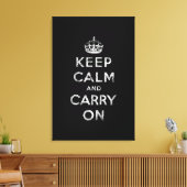 Ruhe bewahren und weiter fahren leinwanddruck (Insitu (Wohnzimmer))