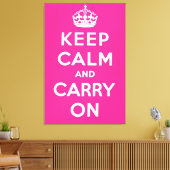 Ruhe bewahren und weiter fahren leinwanddruck (Insitu (Wohnzimmer))