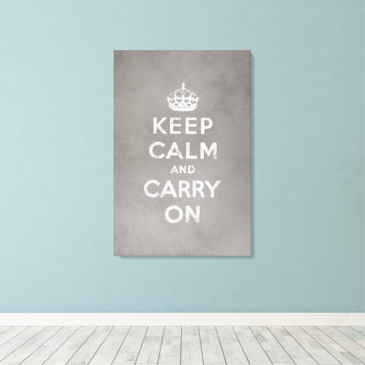 Ruhe bewahren und weiter fahren leinwanddruck (Insitu (Holzboden))