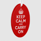 Ruhe bewahren und weiter fahren ornament (Vorderseite)