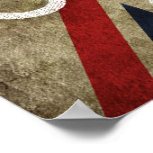 Ruhe bewahren und weiter fahren poster (Ecke)