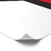 Ruhe bewahren und weiter fahren poster (Ecke)