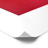 Ruhe bewahren und weiter fahren poster (Ecke)