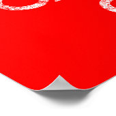 Ruhe bewahren und weiter fahren poster (Ecke)