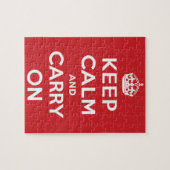 Ruhe bewahren und weiter fahren puzzle (Horizontal)