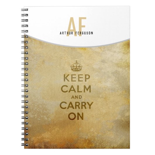 Ruhe bewahren und weiter fahren | VINTAG Notizblock (Vorderseite)