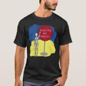 Ruhe bewahren und weiterfahren. Ukraine T-Shirt (Vorderseite)