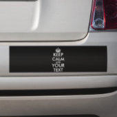 Ruhe bewahren und weitermachen - Ihre eigene Kraft Autoaufkleber