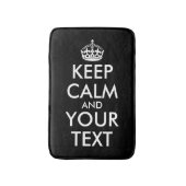 Ruhe bewahren und weitermachen - Ihre eigene Kraft Badematte (Vorderseite Vertikal)