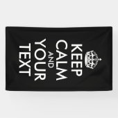 Ruhe bewahren und weitermachen - Ihre eigene Kraft Banner (Horizontal)