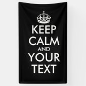 Ruhe bewahren und weitermachen - Ihre eigene Kraft Banner (Vertikal)