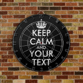 Ruhe bewahren und weitermachen - Ihre eigene Kraft Dartscheibe