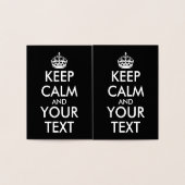 Ruhe bewahren und weitermachen - Ihre eigene Kraft Folienkarte (Innenseite)