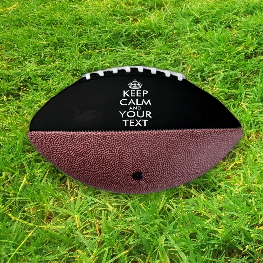 Ruhe bewahren und weitermachen - Ihre eigene Kraft Football