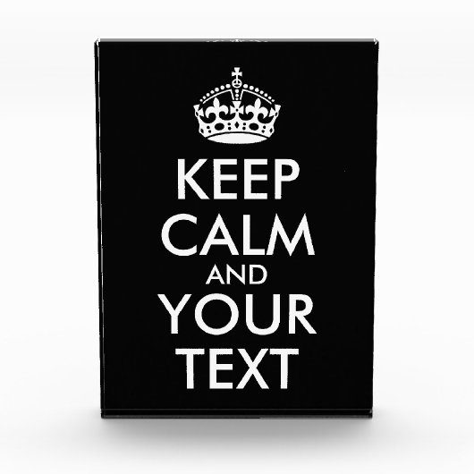 Ruhe bewahren und weitermachen - Ihre eigene Kraft Fotoblock (Vorderseite)