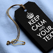 Ruhe bewahren und weitermachen - Ihre eigene Kraft Geschenkanhänger