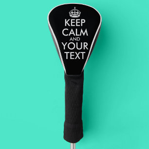 Ruhe bewahren und weitermachen - Ihre eigene Kraft Golf Headcover