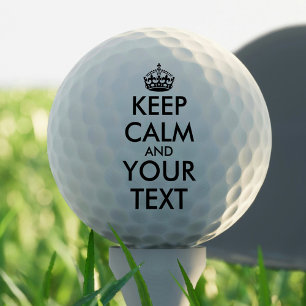 Ruhe bewahren und weitermachen - Ihre eigene Kraft Golfball