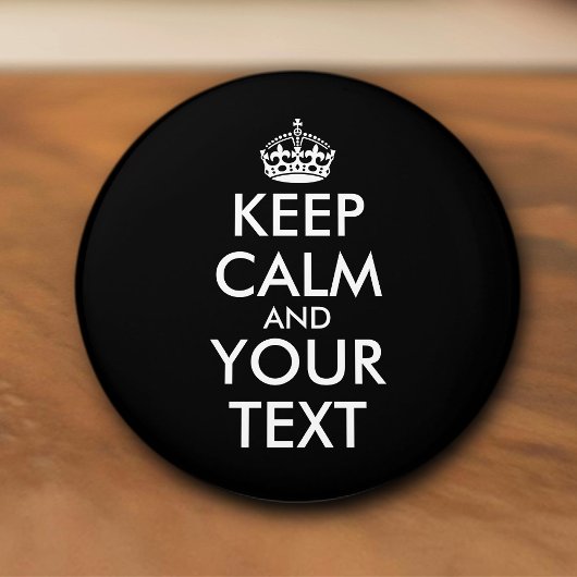 Ruhe bewahren und weitermachen - Ihre eigene Kraft Keramikknauf