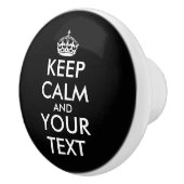 Ruhe bewahren und weitermachen - Ihre eigene Kraft Keramikknauf (Rechts)