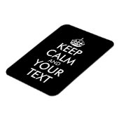 Ruhe bewahren und weitermachen - Ihre eigene Kraft Magnet (Linke Seite)