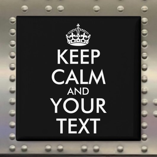 Ruhe bewahren und weitermachen - Ihre eigene Kraft Magnet