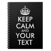 Ruhe bewahren und weitermachen - Ihre eigene Kraft Notizblock (Vorderseite)