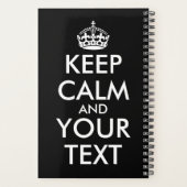 Ruhe bewahren und weitermachen - Ihre eigene Kraft Planer (Rückseite)