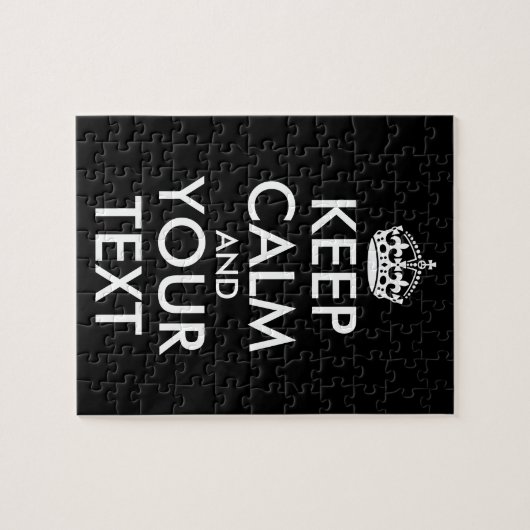 Ruhe bewahren und weitermachen - Ihre eigene Kraft Puzzle (Horizontal)