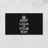 Ruhe bewahren und weitermachen - Ihre eigene Kraft Rabattkarte (Rückseite)