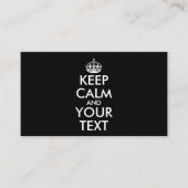 Ruhe bewahren und weitermachen - Ihre eigene Kraft Rabattkarte (Vorderseite)