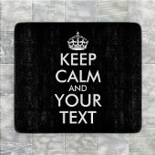 Ruhe bewahren und weitermachen - Ihre eigene Kraft Schneidebrett