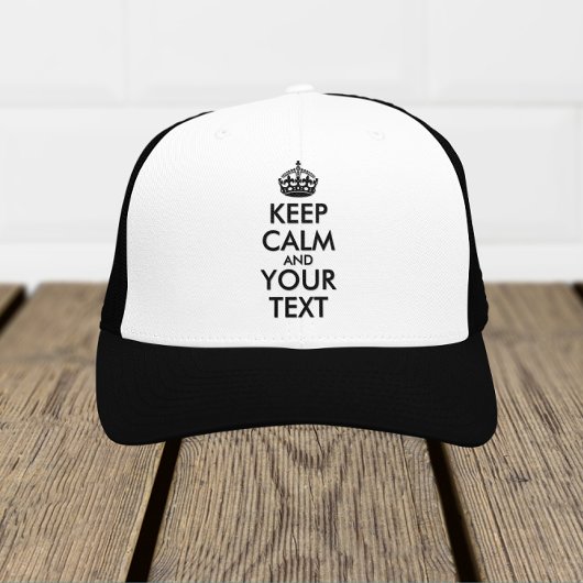 Ruhe bewahren und weitermachen - Ihre eigene Kraft Truckerkappe