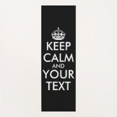 Ruhe bewahren und weitermachen - Ihre eigene Kraft Yogamatte (Vorderseite)