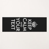 Ruhe bewahren und weitermachen - Ihre eigene Kraft Yogamatte (Vorderseite (Horizontal))