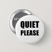 Ruhe bitte button (Vorne & Hinten)