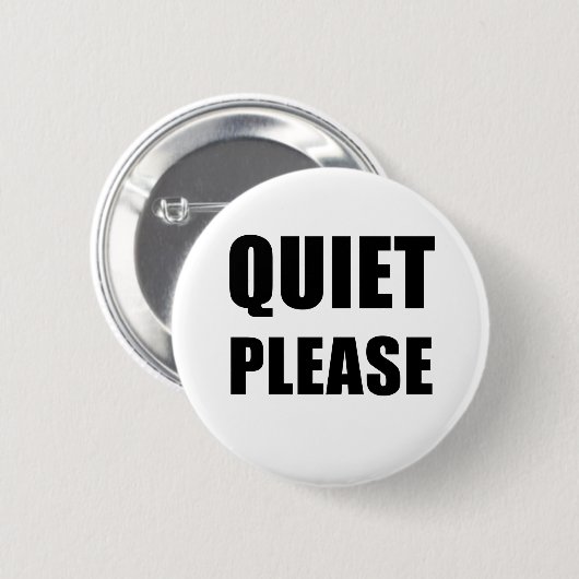 Ruhe bitte button (Vorne & Hinten)