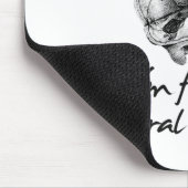 Ruhe bitte: Ich bilde neurale Bahnen Mousepad (Ecke)