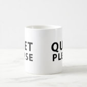 Ruhe bitte kaffeetasse (Mittel)