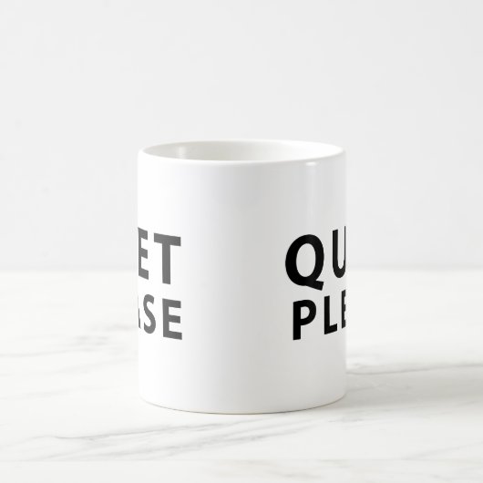 Ruhe bitte kaffeetasse (Mittel)