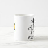Ruhe-bitte - Kreuzworträtsel Kaffeetasse (Mittel)